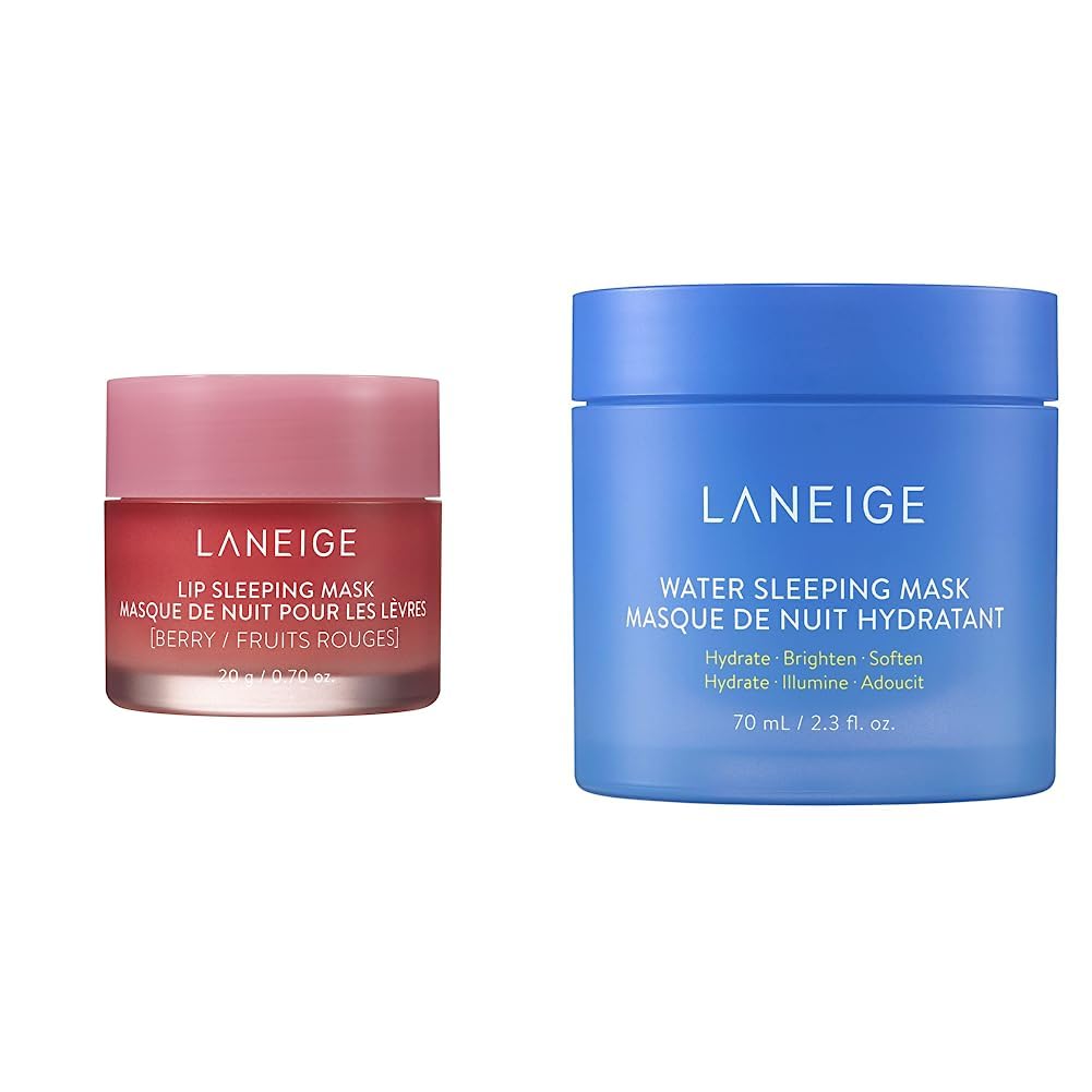 LANEIGE Lip Sleeping Mask: Nourish, Hydrate, Vitamin C, Murumuru & Shea Butter, Antioxidants, Flaky, Dry Lips Royalty’s Flame