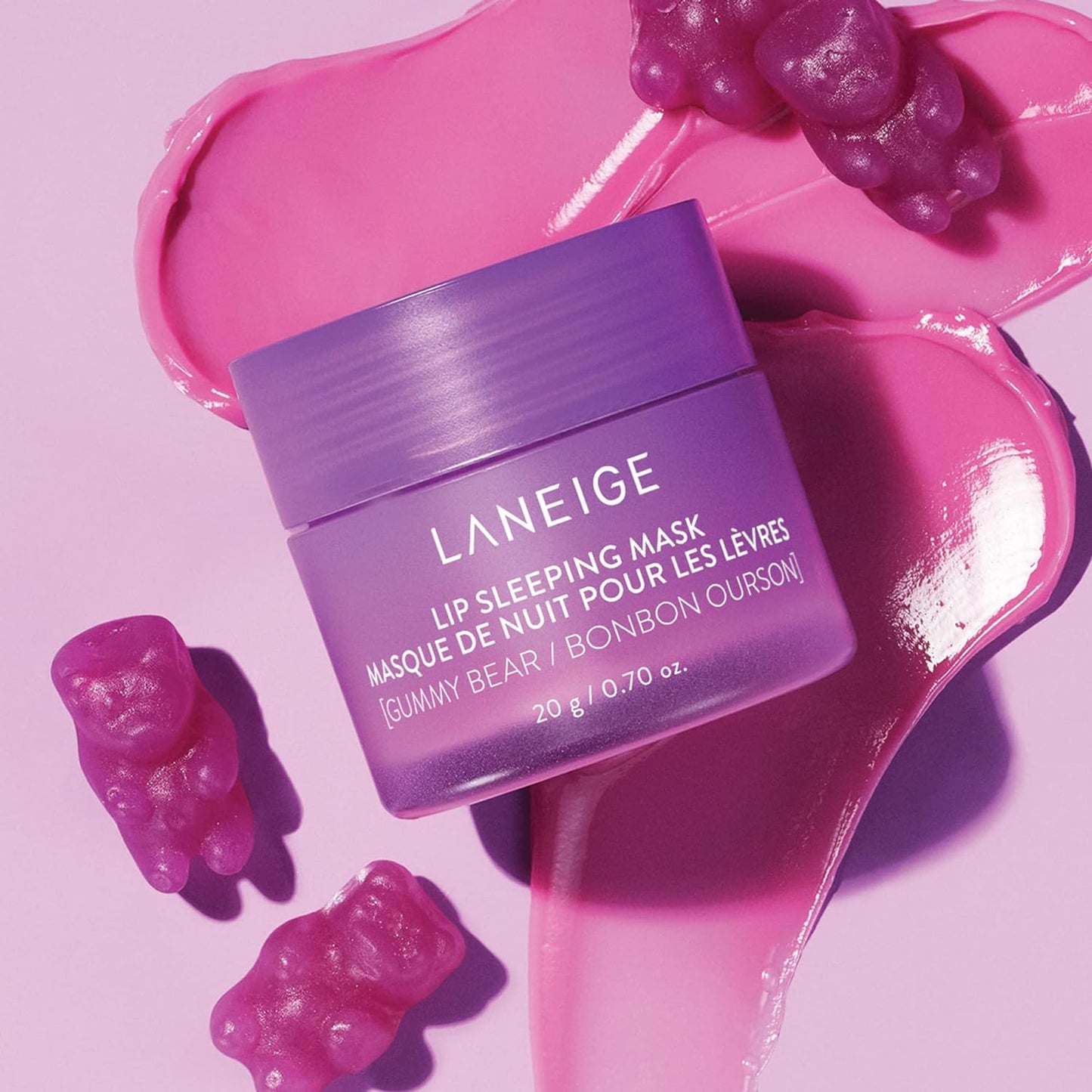 LANEIGE Lip Sleeping Mask: Nourish, Hydrate, Vitamin C, Murumuru & Shea Butter, Antioxidants, Flaky, Dry Lips Royalty’s Flame