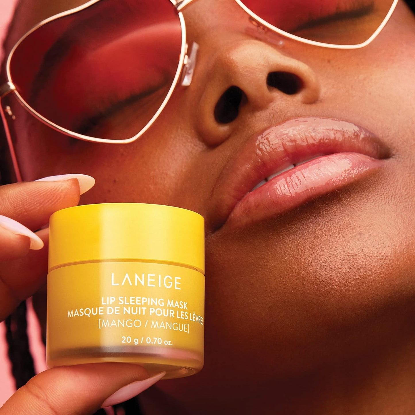 LANEIGE Lip Sleeping Mask: Nourish, Hydrate, Vitamin C, Murumuru & Shea Butter, Antioxidants, Flaky, Dry Lips Royalty’s Flame