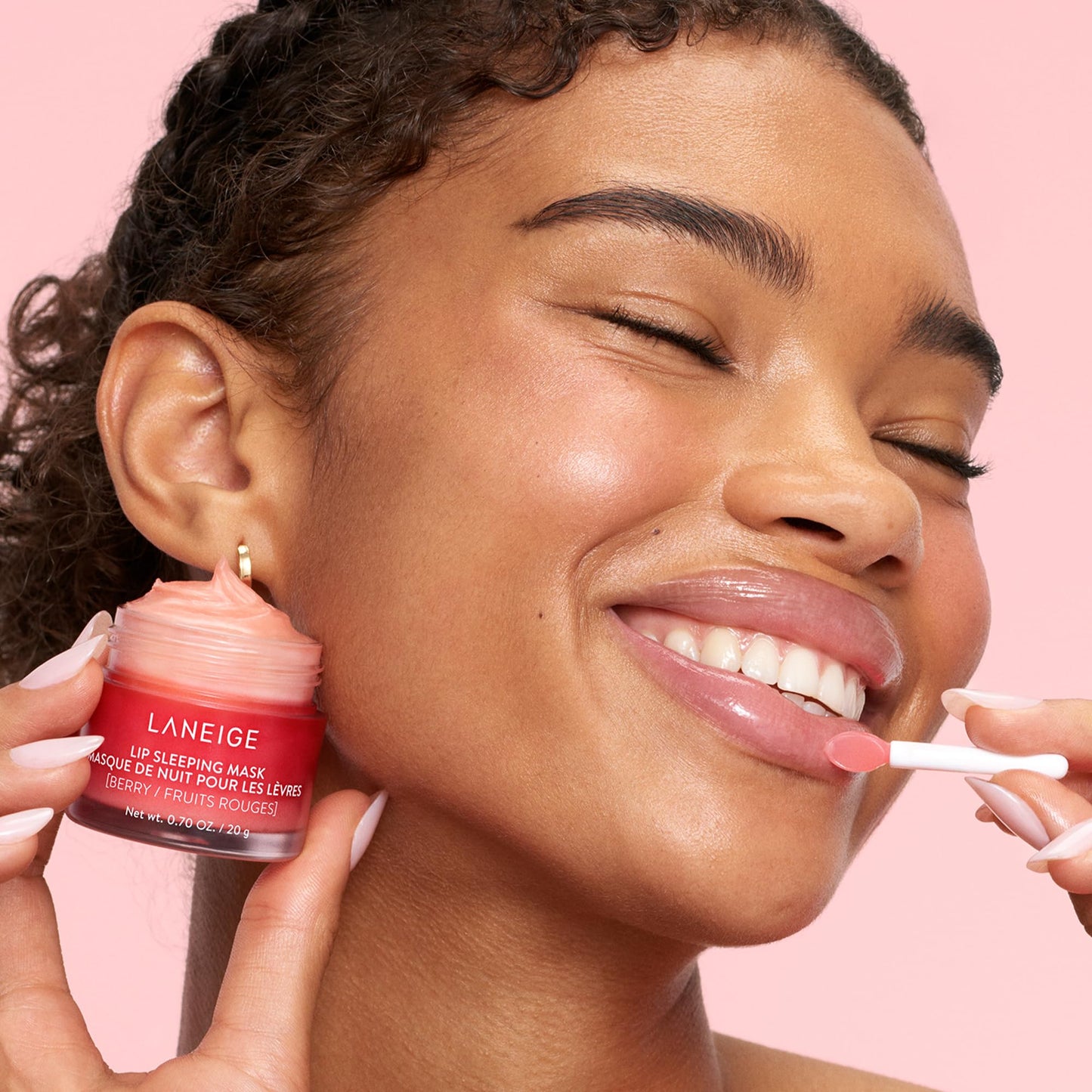 LANEIGE Lip Sleeping Mask: Nourish, Hydrate, Vitamin C, Murumuru & Shea Butter, Antioxidants, Flaky, Dry Lips Royalty’s Flame