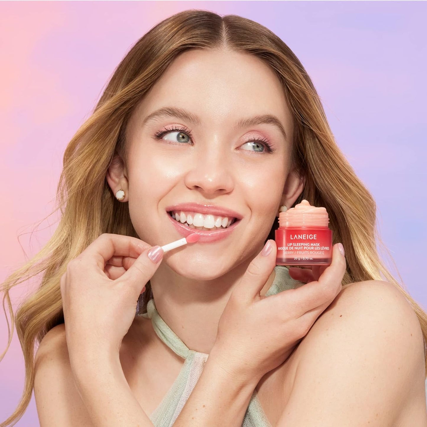 LANEIGE Lip Sleeping Mask: Nourish, Hydrate, Vitamin C, Murumuru & Shea Butter, Antioxidants, Flaky, Dry Lips Royalty’s Flame