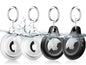 4 Pack Airtag Keychain for Apple Air Tag Holder IPX8 Waterproof Military-Grade Drop Shockproof Protective Cover Case Scratch Resistant for Pets, Dog, Keys, Cat, Luggage Royalty’s Flame