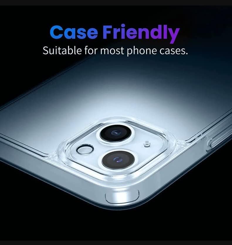 50pcs 9H Camera Lens for iPhone 14/14 Plus Case Protector Tempered Glass Cover HD Clear Royalty’s Flame