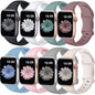 Brigtlaiff 8 Pack Bands Compatible with Apple Watch Band 38mm 40mm 41mm 42mm 44mm 45mm 49mm for Women Men, Breathable Soft Silicone Sport Strap for iWatch Series Ultra 9 8 7 6 5 4 3 2 1 SE - Royalty’s Flame