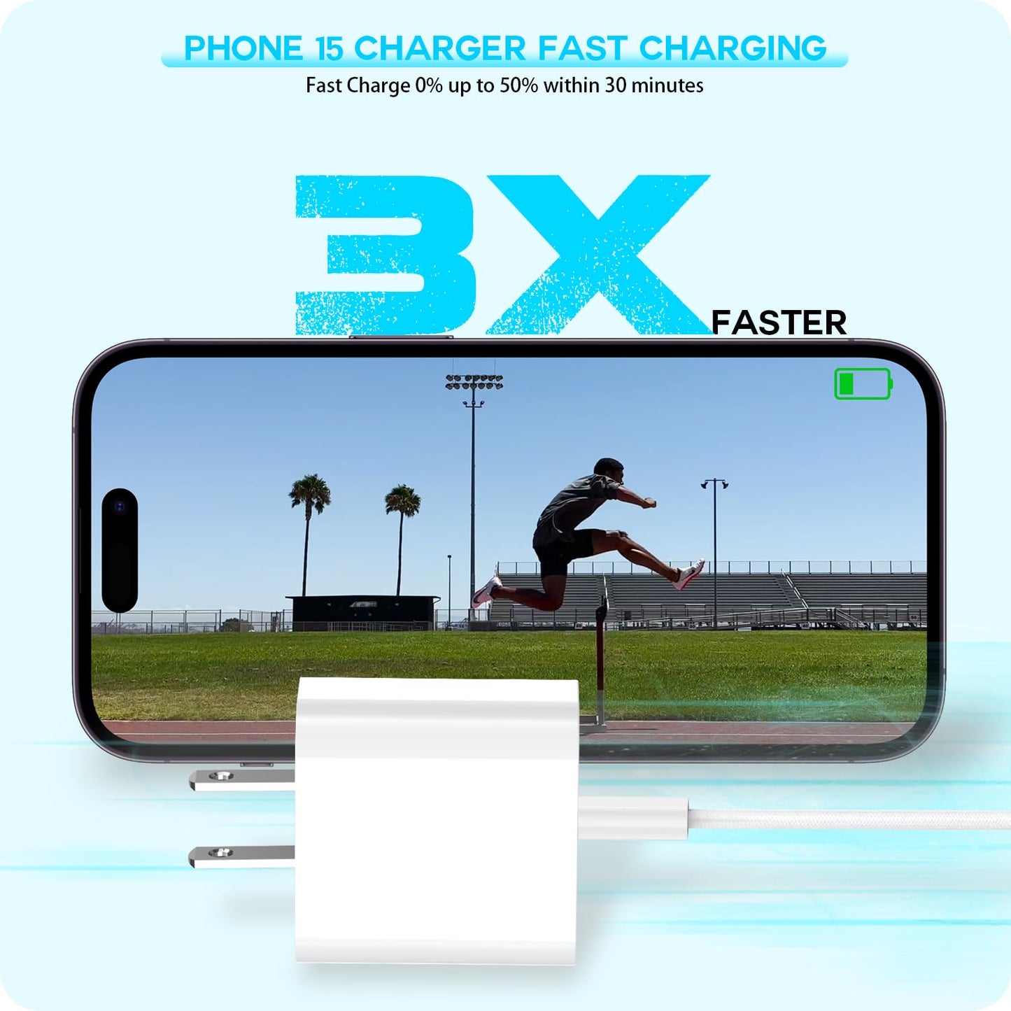 Fast Charger for iPhone 15, 3Pack USB C iPad Charger PD Fast Charger Block 6FT Long USB C to Type C iPhone 15 Charging Cable Cord for iPhone 15/15 Pro/15 Pro Max,iPad Pro 12.9/11inch, iPad Air 5th/4th Royalty’s Flame