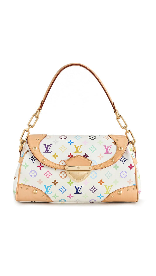 Louis Vuitton White Multi Beverly Mm Royalty’s Flame