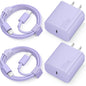 iPhone 15 Charger Fast Charging Type C Charger USB C Charger Block iPad Pro Charger with 2 Pack 6FT Cable for iPhone 15/15 Plus/15 Pro/15 Pro Max/iPad Pro/Mini/Air/Air4/AirPods/Samsung Royalty’s Flame