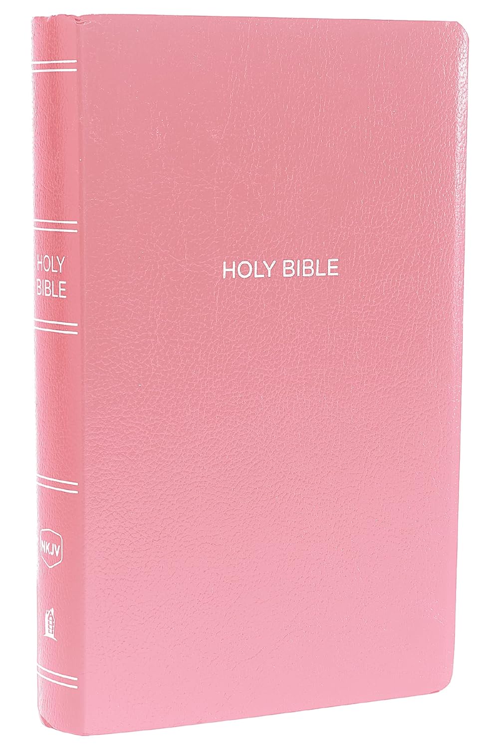 NKJV Gift and Award Bible LeatherLook Pink Red Letter Comfort Print Holy Bible New King James Version